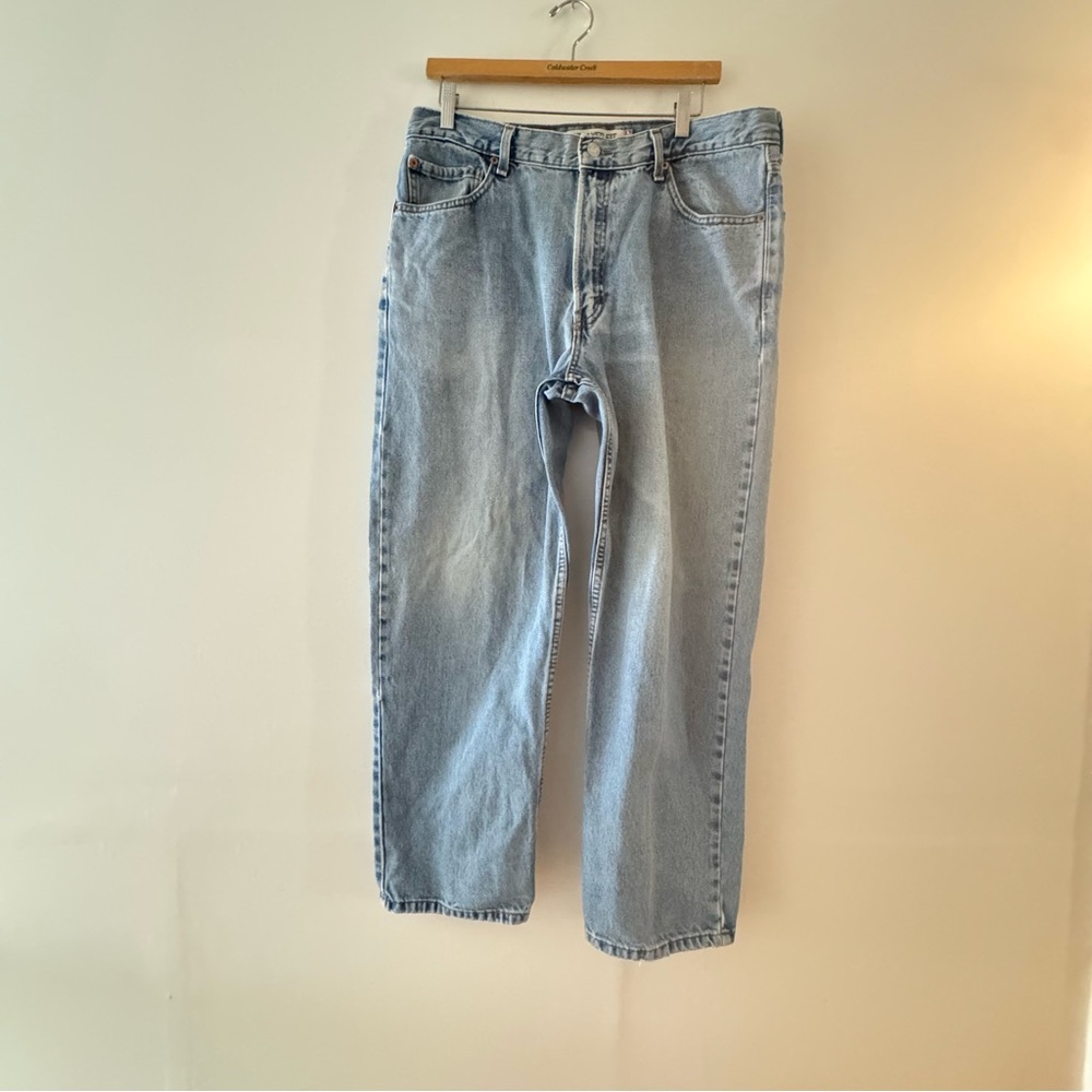 Levi's Men's Light Blue Straight Jeans 550